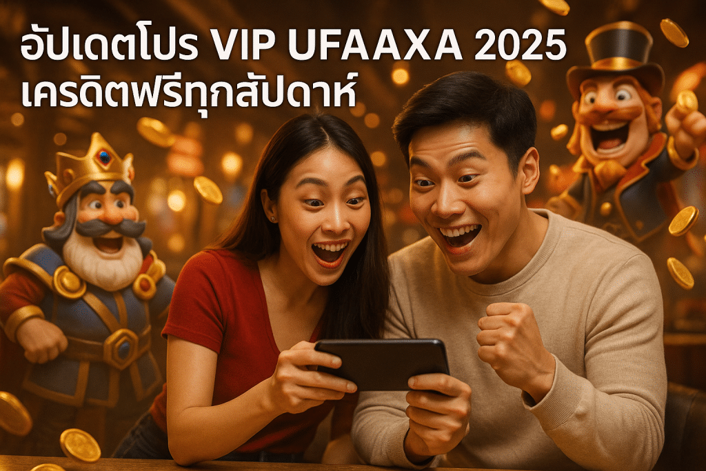 อัปเดตโปร VIP UFAAXA 2025 เครดิตฟรีทุกสัปดาห์