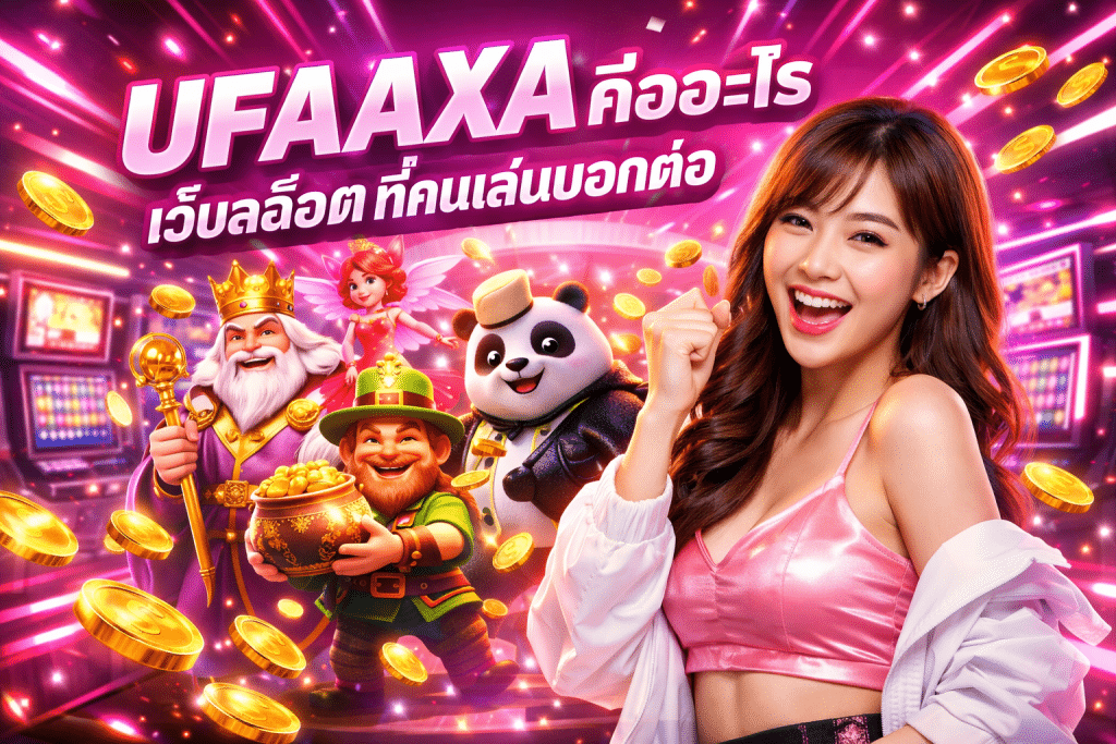 UFAAXA คืออะไร เว็บสล็อตที่คนเล่นบอกต่อ